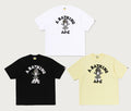 A BATHING APE BABY MILO SHARK SEIJIN COLLEGE RELAXED FIT TEE