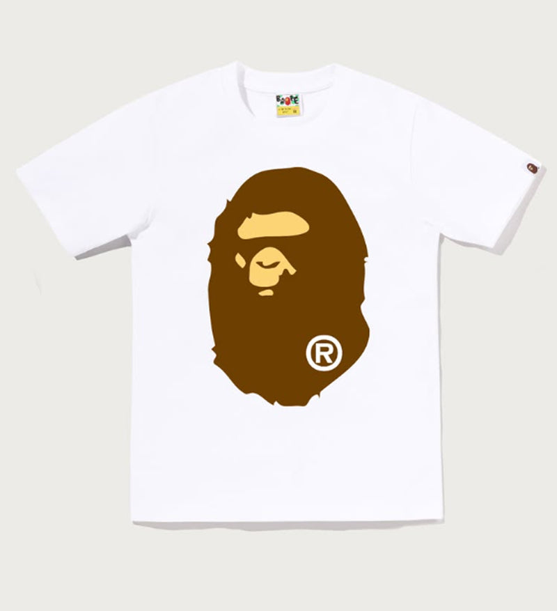 A BATHING APE Ladies' BIG APE HEAD TEE