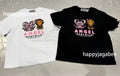 A BATHING APE Ladies' BAPE x DISNEY ANGEL AND BABY MILO MINI TEE
