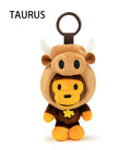 A BATHING APE BABY MILO STORE BABY MILO 12ZODIAC PLUSH DOLL KEYCHAIN BLIND BOX