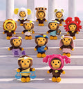 A BATHING APE BABY MILO STORE BABY MILO 12ZODIAC PLUSH DOLL KEYCHAIN BLIND BOX