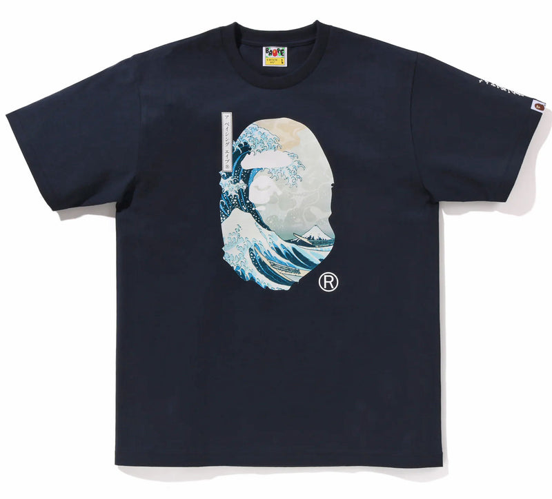 A BATHING APE BAPE x UKIYO-E APE HEAD TEE #1 - happyjagabee store