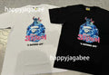A BATHING APE BAPE x DISNEY STITCH ABC CAMO APE HEAD TEE