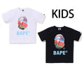 A BATHING APE BAPE KIDS CARP STREAMER PHOTO APE HEAD TEE