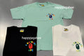 A BATHING APE COLORS COLLEGE ATS TEE