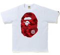 A BATHING APE COLOR CAMO BIG APE HEAD TEE