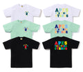 A BATHING APE COLORS COLLEGE ATS TEE
