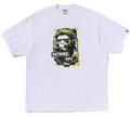 A BATHING APE GRAFFITI APE HEAD RELAXED FIT TEE