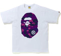 A BATHING APE COLOR CAMO BIG APE HEAD TEE