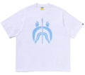 A BATHING APE SPRAY SHARK RELAXED FIT TEE