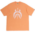 A BATHING APE SPRAY SHARK RELAXED FIT TEE