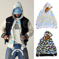 A BATHING APE NEW MULTI CAMO BABY MILO REGULAR FIT FULL ZIP HOODIE - happyjagabee store