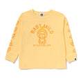 A BATHING APE BAPE KIDS BABY MILO BANANA RELAXED FIT L/S TEE