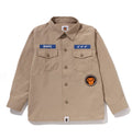A BATHING APE BAPE KIDS BABY MILO MILITARY SHIRT