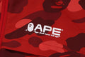 A BATHING APE BAPE KIDS COLOR CAMO BAPE HOODIE JACKET (LOOSE FIT)