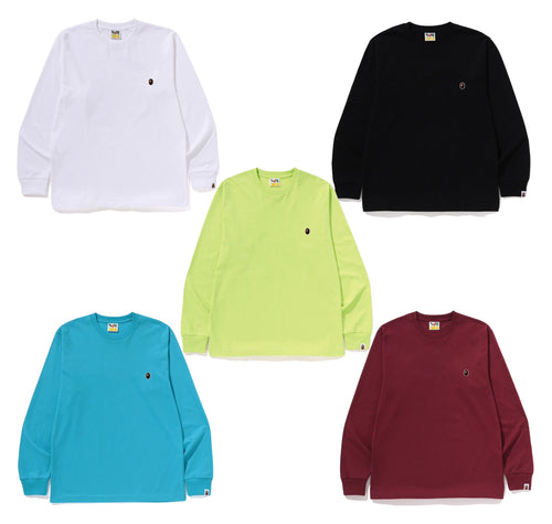 A BATHING APE ONE POINT L/S TEE