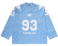 A BATHING APE LINE CAMO MULTI LOGO CROPPED FIT FOOTBALL JERSEY