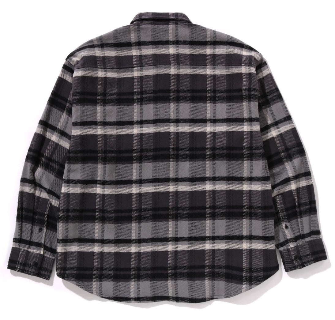 A BATHING APE BAPE CHECK FLANNEL SHIRT – happyjagabee store