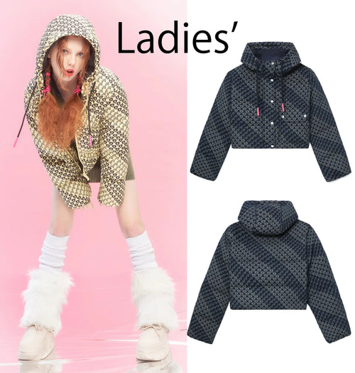 A BATHING APE Ladies' APEE HOODY DOWN JACKET