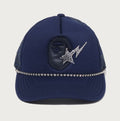 A BATHING APE APE HEAD CRYSTAL MESH CAP