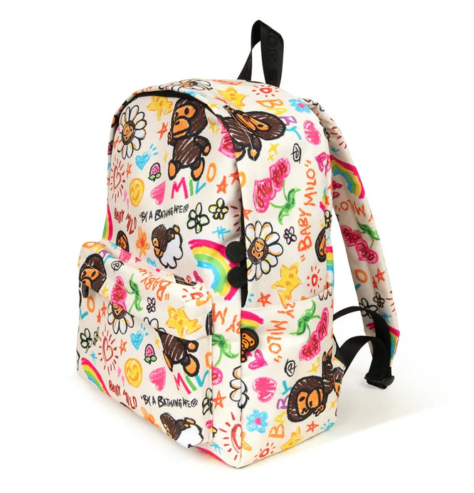 A BATHING APE BABY MILO STORE BABY MILO MEDIUM BACKPACK