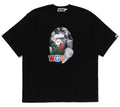 A BATHING APE SHARK SEIJIN PHOTO PRINT RELAXED FIT TEE