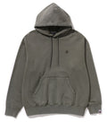 A BATHING APE GARMENT DYE ONE POINT RELAXED FIT PULLOVER HOODIE