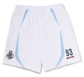 A BATHING APE HEAVY WASH HAND DRAW FOOTBALL LOGO RELAXED FIT SWEAT SHORTS