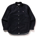 A BATHING APE ONE POINT LIGHT WEIGHT DENIM L/S SHIRT
