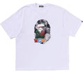 A BATHING APE SHARK SEIJIN PHOTO PRINT RELAXED FIT TEE