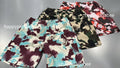 A BATHING APE MAP CAMO REGULAR FIT BEACH SHORTS