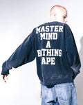 A BATHING APE BAPE x mastermind JAPAN VINTAGE EFFECT CREWNECK