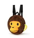 A BATHING APE BABY MILO STORE BABY MILO FACE LARGE PLUSH DOLL DAYPACK BAG
