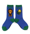 A BATHING APE BAPE KIDS BABY MILO FRIENDS FOOT RACE SOCKS