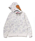 A BATHING APE CITY CAMO SHARK REGULAR FIT FULL ZIP HOODIE