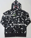 A BATHING APE CITY CAMO SHARK REGULAR FIT FULL ZIP HOODIE