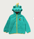A BATHING APE BAPE KIDS BABY MILO DINOSAUR BOA HOODIE JACKET