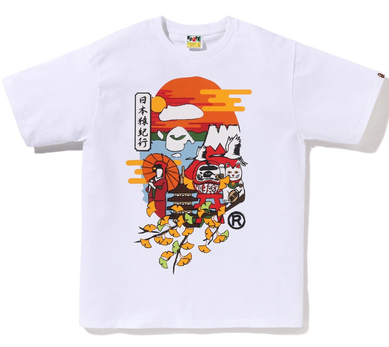 A BATHING APE JAPAN CULTURE AUTUMN APE HEAD TEE