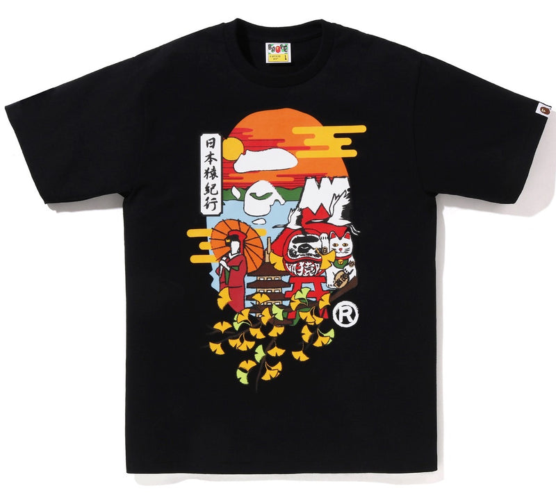 A BATHING APE JAPAN CULTURE AUTUMN APE HEAD TEE