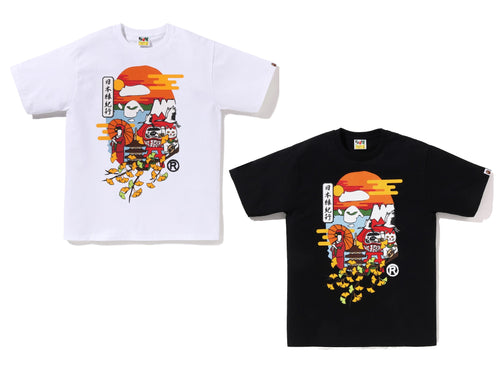 A BATHING APE JAPAN CULTURE AUTUMN APE HEAD TEE