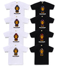 A BATHING APE COLOR CAMO MILO SHARK FZH TEE