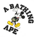 A BATHING APE BAPE x DISNEY MICKEY MOUSE COLLEGE RELAXED FIT TEE