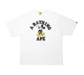 A BATHING APE BAPE x DISNEY MICKEY MOUSE COLLEGE RELAXED FIT TEE