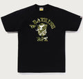 A BATHING APE SPLASH CAMO COLLEGE TEE