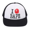 A BATHING APE I LOVE BAPE MESH CAP