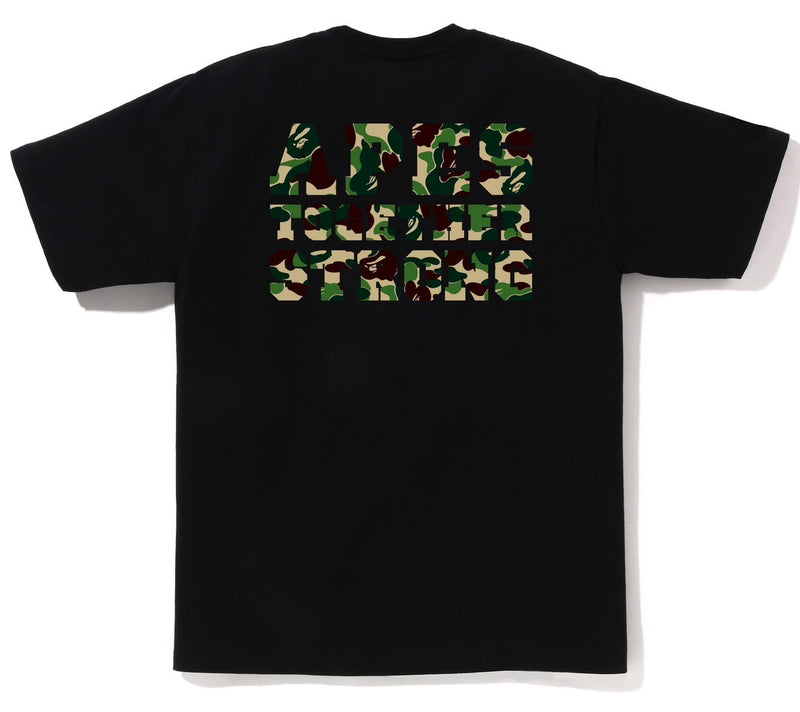 A BATHING APE ABC CAMO COLLEGE ATS TEE