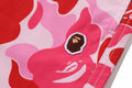A BATHING APE BAPE KIDS ABC CAMO APE HEAD ONE POINT BEACH SHORTS