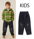 A BATHING APE BAPE KIDS APE HEAD 10OZ STRETCH DENIM PANTS