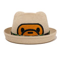A BATHING APE BAPE KIDS ABC CAMO MILO FACE BLADE HAT