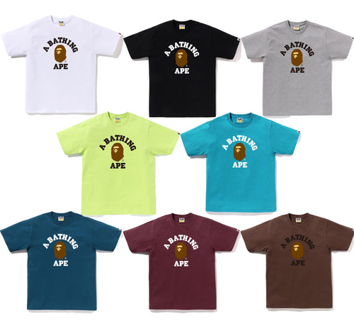 A BATHING APE COLLEGE TEE